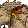 [Ennedi] Red Feather Earrings